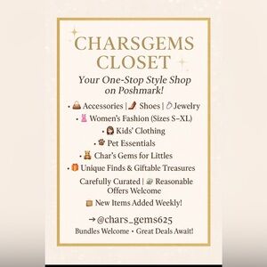 Char's Gems Closet Flyer